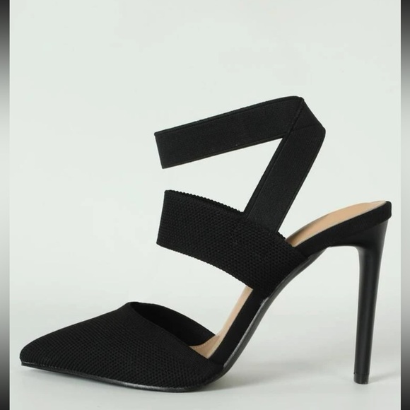 Elegant and sexy black heels. New. Never worn. Size 9.5 - Picture 2 of 3